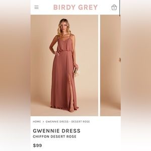 Birdy Grey Gwennie Dress in Desert Rose (S)